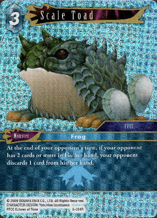 Scale Toad - 8-034R - Opus VIII - Foil - Card Cavern