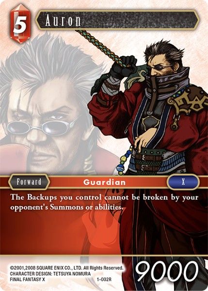 Auron - 1-002R - Opus I - Card Cavern
