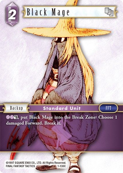 Black Mage - 1-130C - Opus I - Foil - Card Cavern
