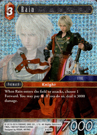 Rain - 8-021R - Opus VIII - Foil - Card Cavern
