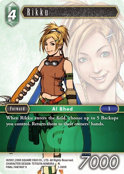 Rikku - 1-090R - Opus I - Card Cavern