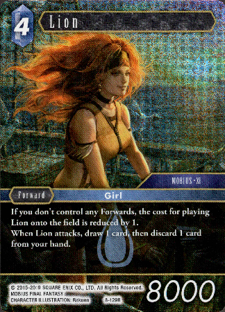 Lion - 8-129R - Opus VIII - Foil - Card Cavern