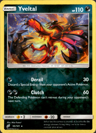 Yveltal - 95/181 - Team Up - Reverse Holo - Card Cavern