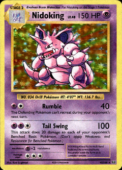 Nidoking - 45/108 - Evolutions - Card Cavern
