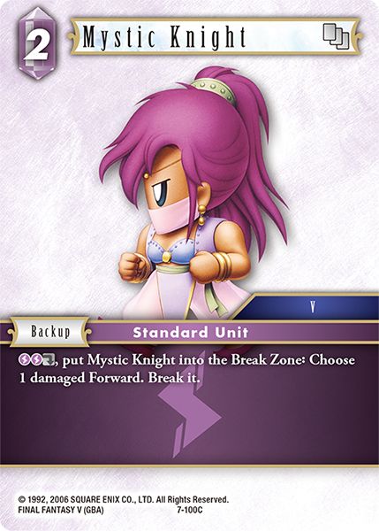 Mystic Knight - 7-100C - Opus VII - Card Cavern