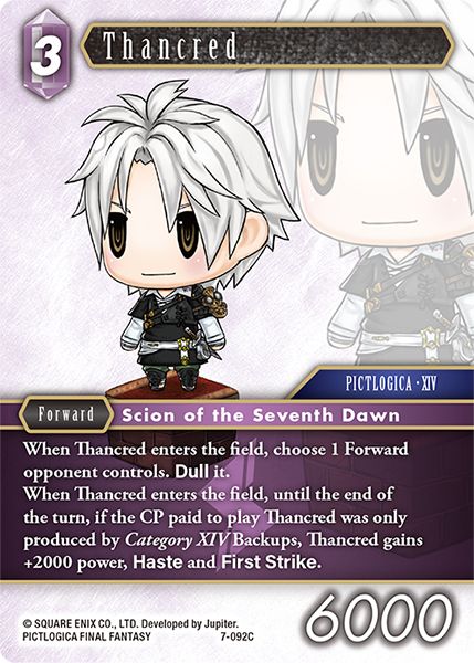 Thancred - 7-092C - Opus VII - Card Cavern