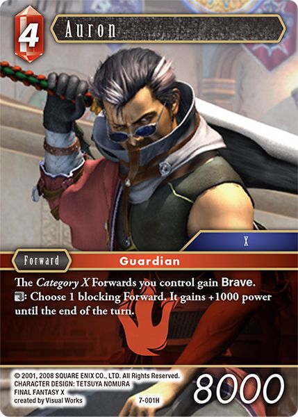 Auron - 7-001H - Opus VII - Card Cavern