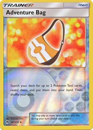 Adventure Bag - 167/214 - Lost Thunder - Reverse Holo - Card Cavern