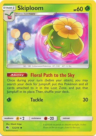Skiploom - 13/214 - Lost Thunder - Card Cavern
