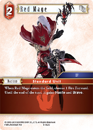 Red Mage - 8-002C - Opus VIII - Card Cavern