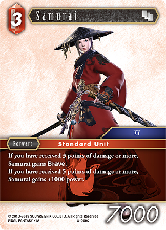 Samurai - 8-009C - Opus VIII - Card Cavern