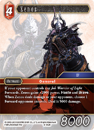 Zenos - 8-012H - Opus VIII - Card Cavern