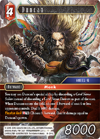 Duncan - 8-014L - Opus VIII - Card Cavern