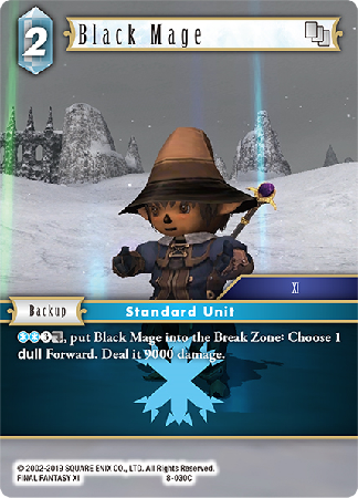 Black Mage - 8-030C - Opus VIII - Card Cavern