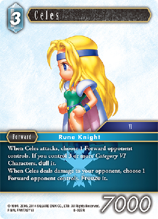 Celes - 8-037R - Opus VIII - Card Cavern