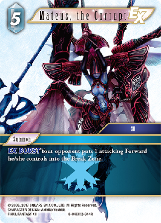 Mateus, the Corrupt - 8-040C/2-044R - Opus VIII - Card Cavern