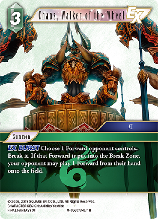 Chaos, Walker of the Wheel - 8-066C/3-071H - Opus VIII - Card Cavern
