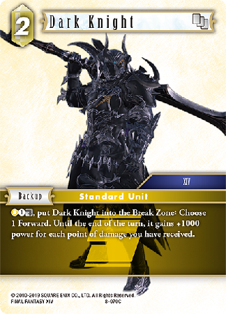Dark Knight - 8-070C - Opus VIII - Card Cavern