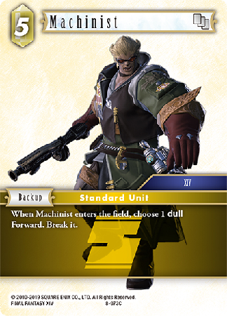 Machinist - 8-073C - Opus VIII - Card Cavern