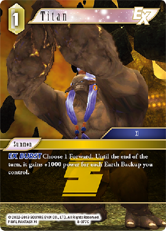 Titan - 8-077C - Opus VIII - Card Cavern