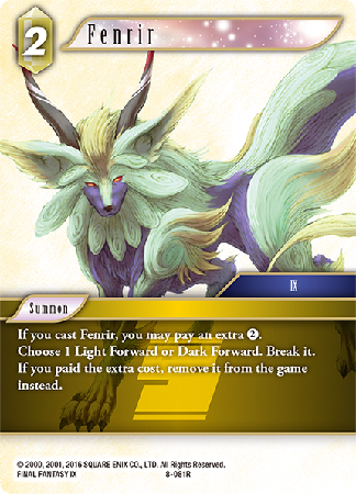 Fenrir - 8-081R - Opus VIII - Card Cavern