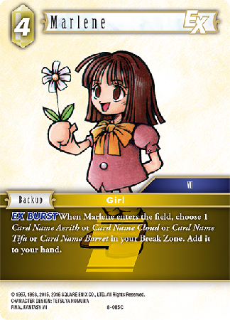 Marlene - 8-085C - Opus VIII - Card Cavern