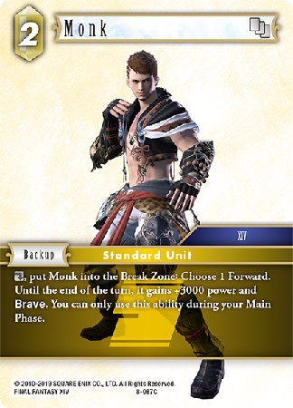 Monk - 8-087C - Opus VIII - Card Cavern