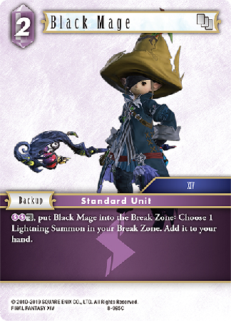 Black Mage - 8-095C - Opus VIII - Card Cavern
