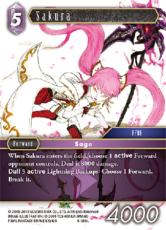 Sakura - 8-096L - Opus VIII - Card Cavern