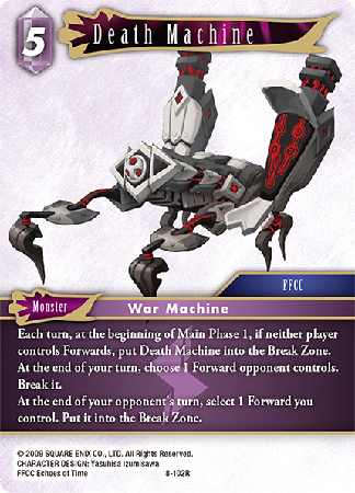 Death Machine - 8-102R - Opus VIII - Card Cavern