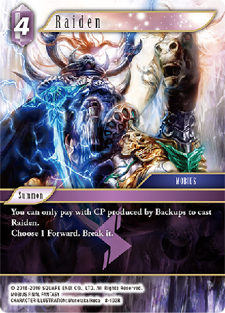 Raiden - 8-103R - Opus VIII - Card Cavern