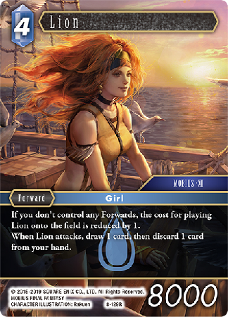 Lion - 8-129R - Opus VIII - Card Cavern