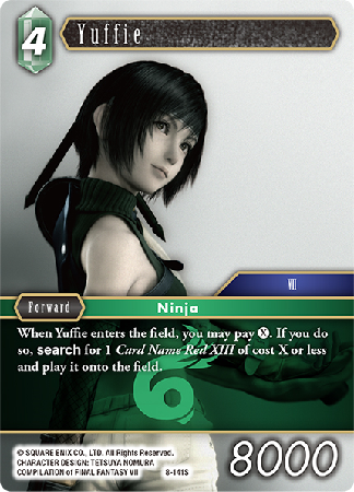 Yuffie - 8-141S - Opus VIII - Card Cavern
