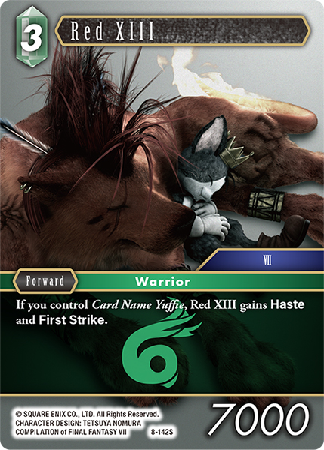 Red XIII - 8-142S - Opus VIII - Card Cavern