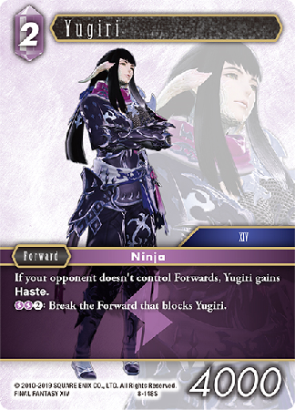 Yugiri - 8-148S - Opus VIII - Card Cavern