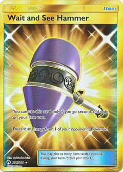 Wait and See Hammer Secret Rare - 236/214 - Lost Thunder - Holo - Card Cavern