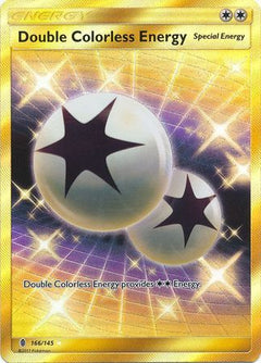 Double Colorless Energy Secret Rare - 166/145 - Guardians Rising - Holo - Card Cavern