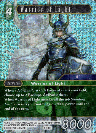 Warrior of Light - 8-048H - Opus VIII - Foil - Card Cavern