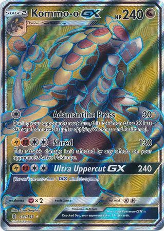 Kommo-o GX Full Art - 141/145 - Guardians Rising