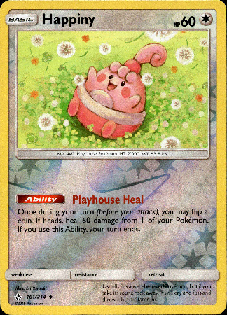 Happiny - 161/214 - Unbroken Bonds - Reverse Holo - Card Cavern