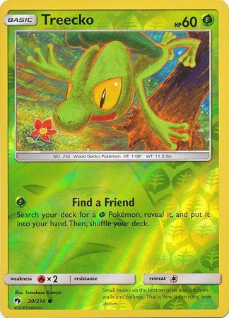 Treecko - 20/214 - Lost Thunder - Reverse Holo - Card Cavern