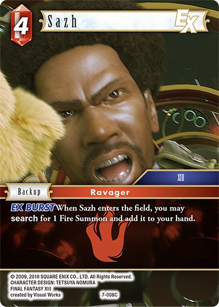 Sazh - 7-008C - Opus VII - Foil - Card Cavern