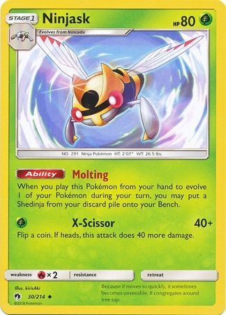Ninjask - 30/214 - Lost Thunder - Card Cavern