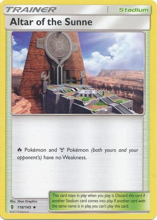 Altar of the Sunne - 118/145 - Guardians Rising - Card Cavern