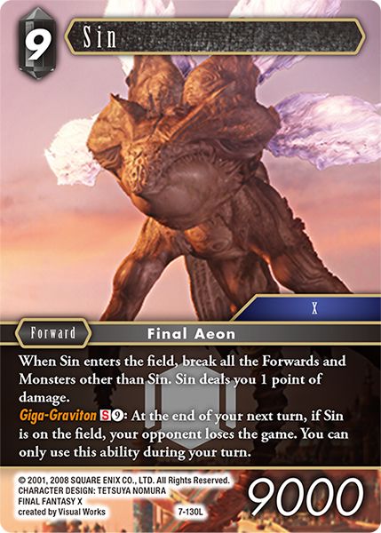 Sin - 7-130L - Opus VII - Foil - Card Cavern