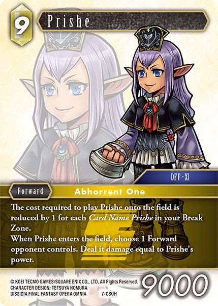 Prishe - 7-080H - Opus VII - Foil - Card Cavern