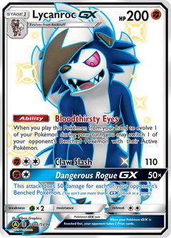 Lycanroc GX - SV66/SV94 - Hidden Fates - Holo - Card Cavern
