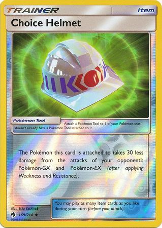 Choice Helmet - 169/214 - Lost Thunder - Reverse Holo - Card Cavern
