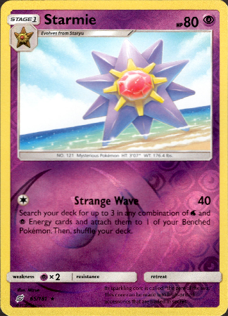 Starmie - 65/181 - Team Up - Reverse Holo - Card Cavern