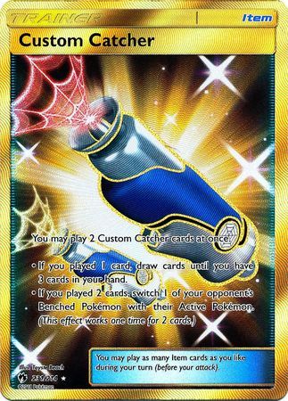 Custom Catcher Secret Rare - 231/214 - Lost Thunder - Holo - Card Cavern
